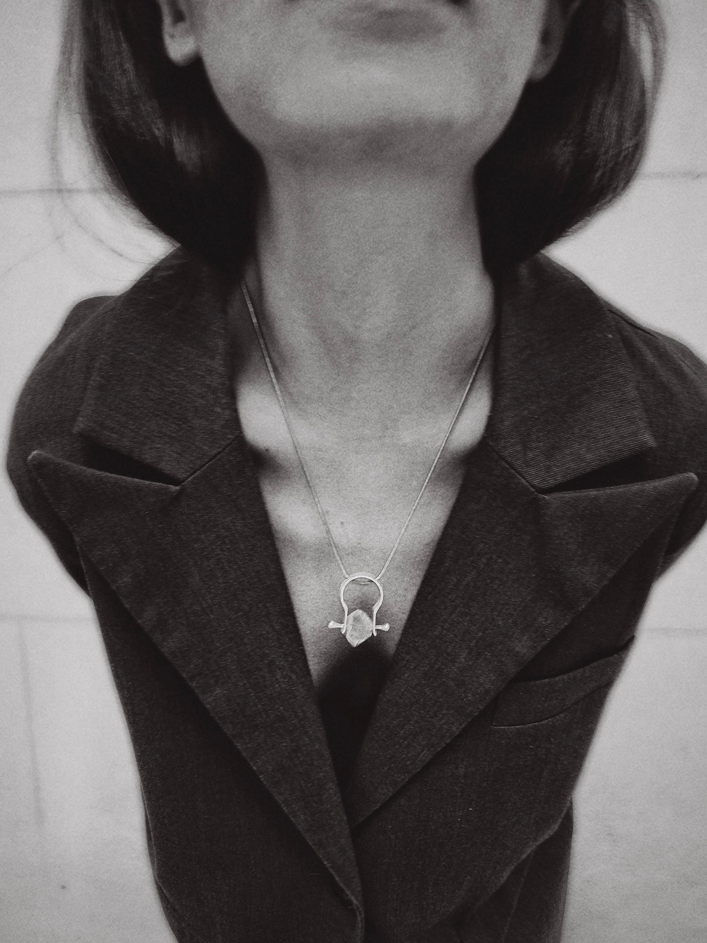 Orbit Ring — Herkimer Diamond 14k Gold