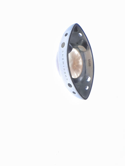 IRIS PENDANT - FLOWER AGATE PINK