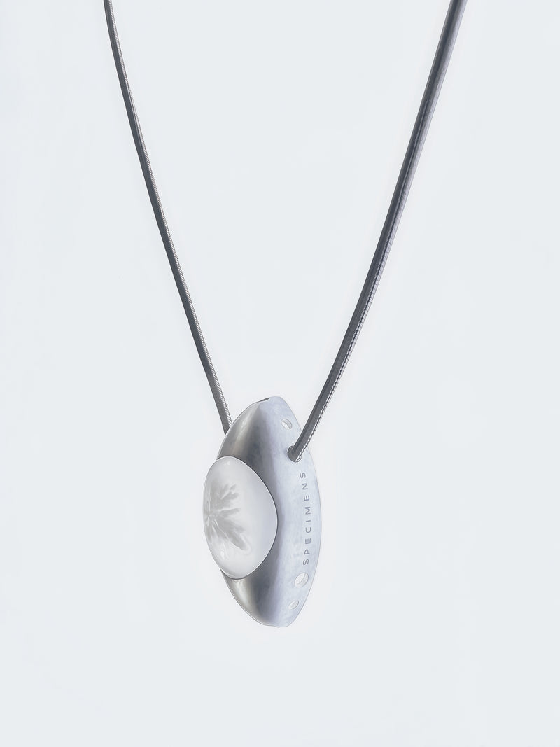 IRIS PENDANT - FLOWER AGATE