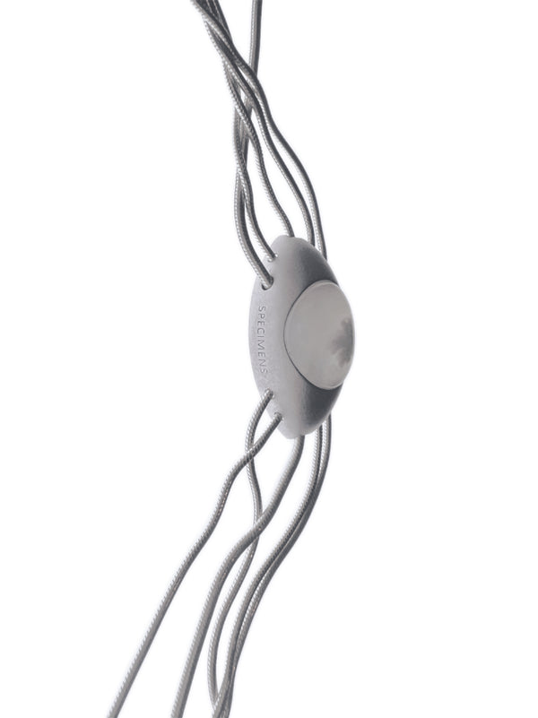 Iris Pendant - Flower Agate white