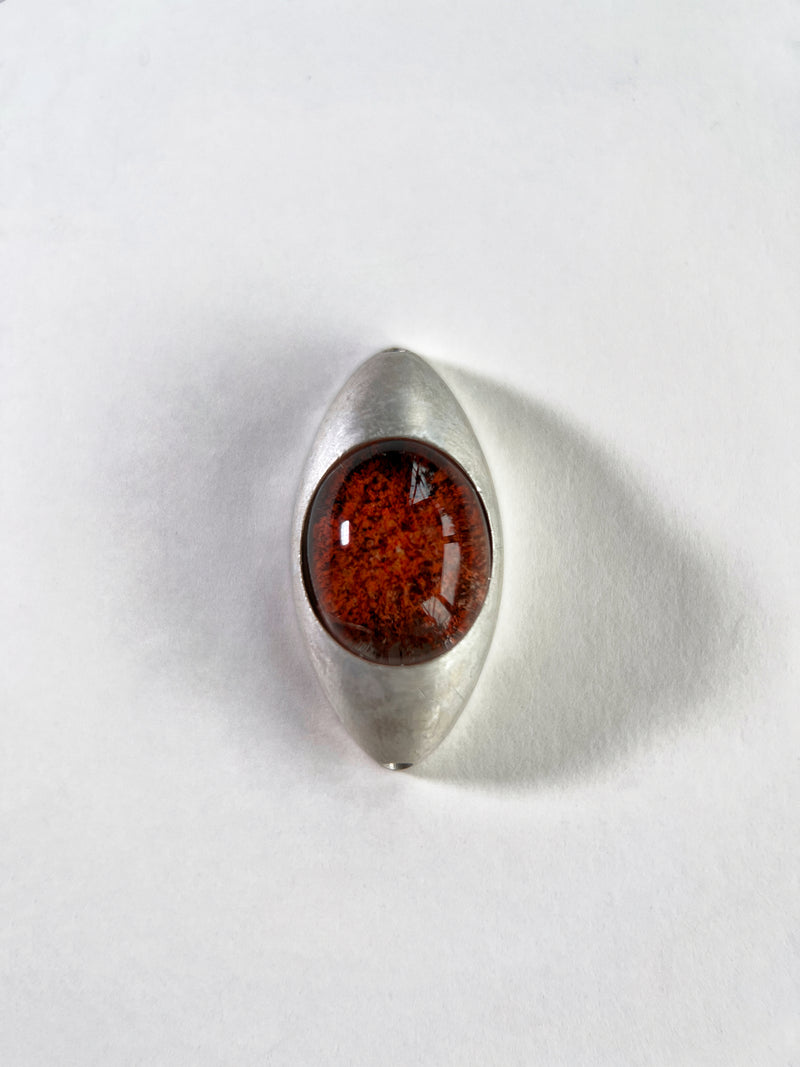 Iris Pendant - Red Phantom Quartz