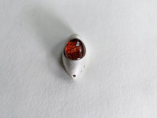 Iris Pendant - Red Phantom Quartz