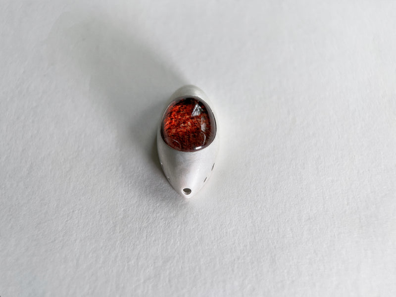 Iris Pendant - Red Phantom Quartz