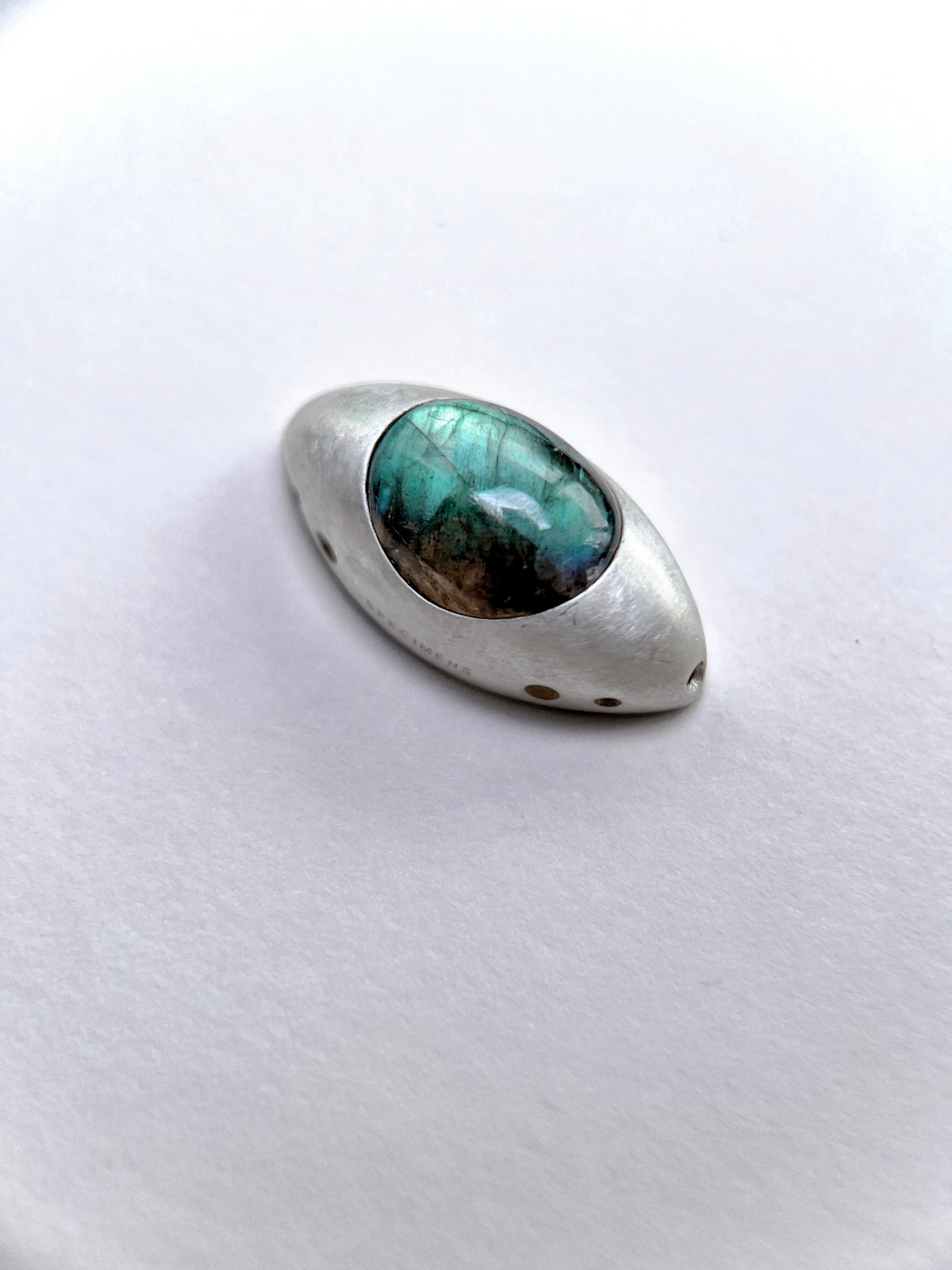 Iris Pendant - Labradorite Green Flash