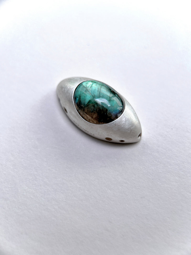 Iris Pendant - Labradorite Green Flash